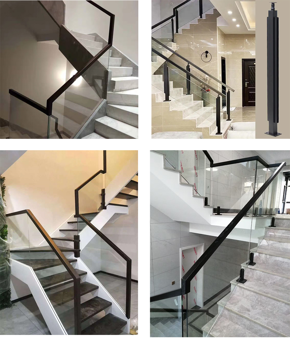 Laminated glass used for stair railings( handrails)